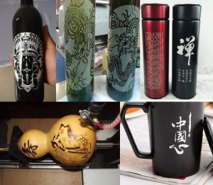 平凉灵台县酒瓶葫芦工艺品激光雕刻机